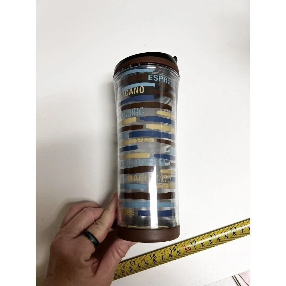 STArbucks 16 Oz Tumbler 2007 Logo Double Wall Original Coffee‎ Cup CHN